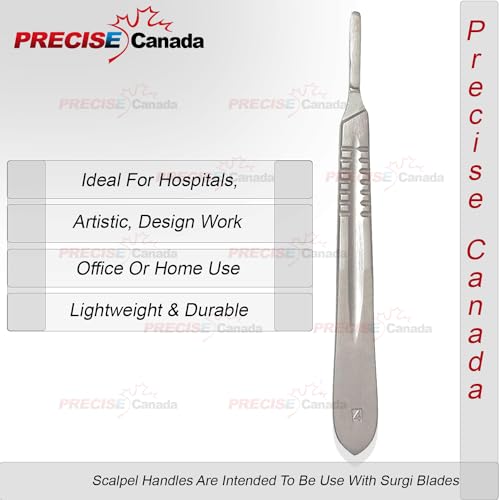 PC 100 SCALPEL BLADES # 23 WITH FREE HANDLE # 4
