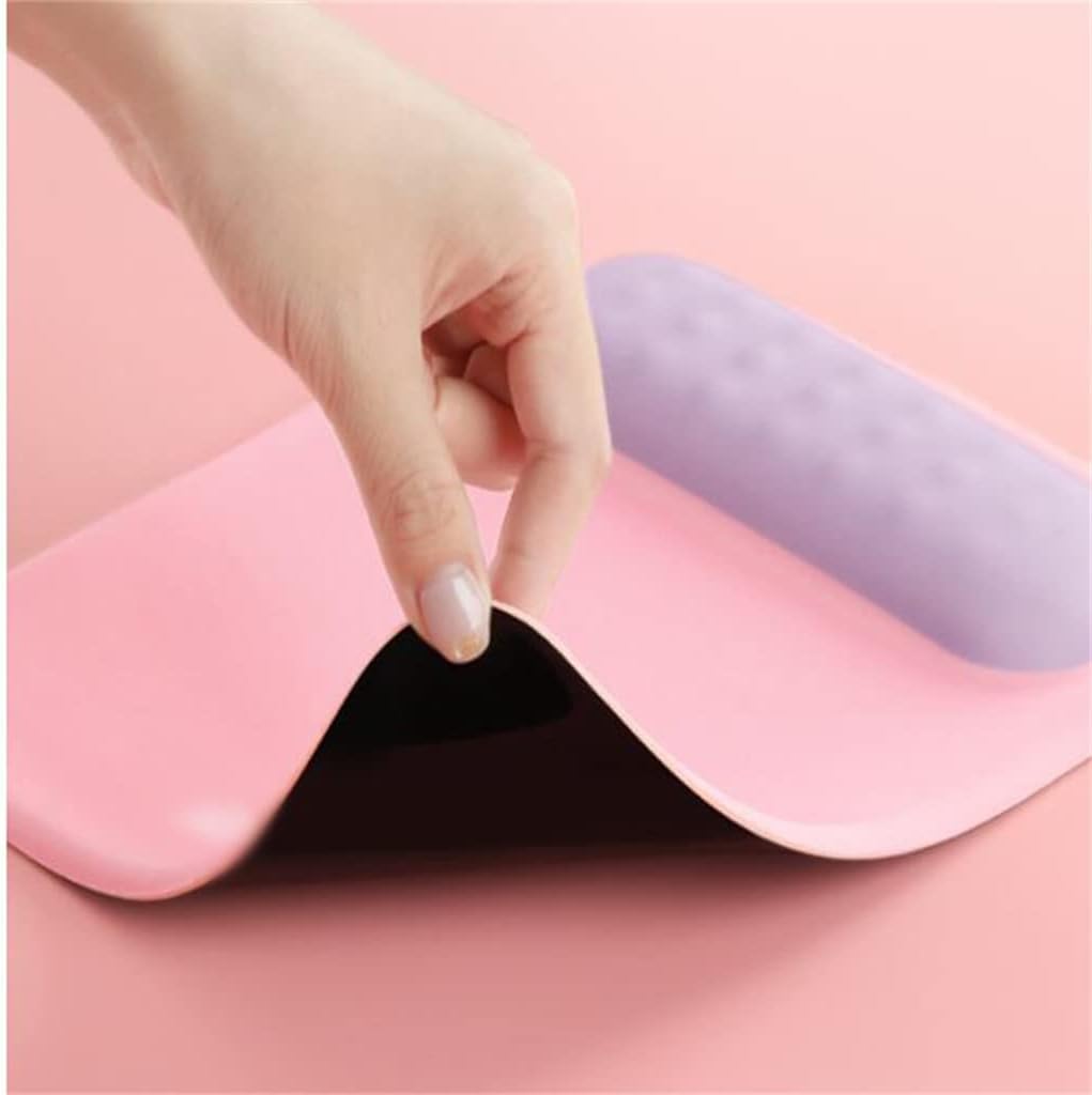 Pad Silicone Soft Anti Slip with Wrist Rest Support Mat for Computer Gaming Pc Laptop Solid Color