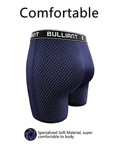 Mens Underwear Briefs 3 Pack,Mesh Athletic Sports Boxer Briefs Low Rise Waisted for Men No Fly3