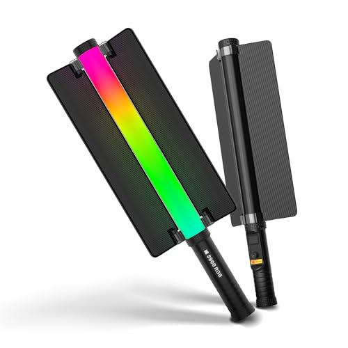 Image of Kodak S900 RGB Video Stick Light with Wireless Remote Control|3200k-5600k Color Temperature|High Light Brightness|Flexible & Light Weight for Photo-Shoot, Video Shoot, Live Stream, Makeup & More