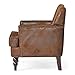 Christopher Knight Home Malone Tufted Club Chair, Brown 28D x 29.5W x 33.5H Inch