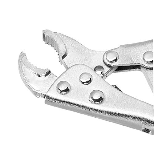 Vergrendeling Tangen Gebogen Rechte Kaak Zelf Lock Grip Klem 5 "voor Gripping Twisting Holding 2 STKS - Image 5