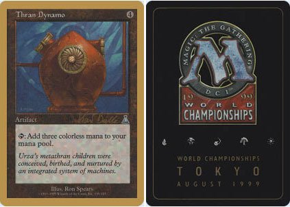 Magic The Gathering - Thran Dynamo - World Championship Deck Singles