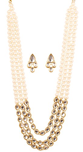 Image of Touchstone Indian Colorful Delicate Desire Traditional Exclusive Designer Jewellery Pendant Sets for Women