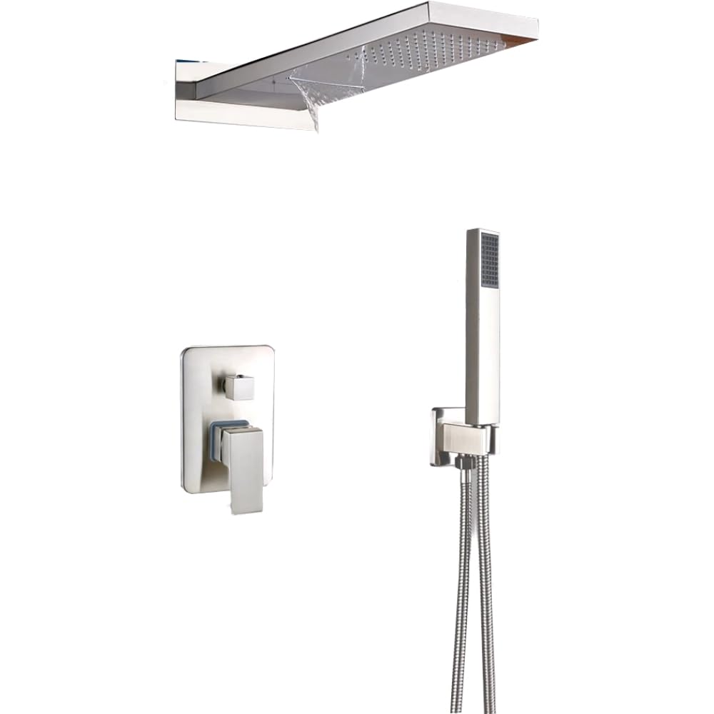 Ensembles de douche pour salle de bain cascade dorée pour un réveil énergisant