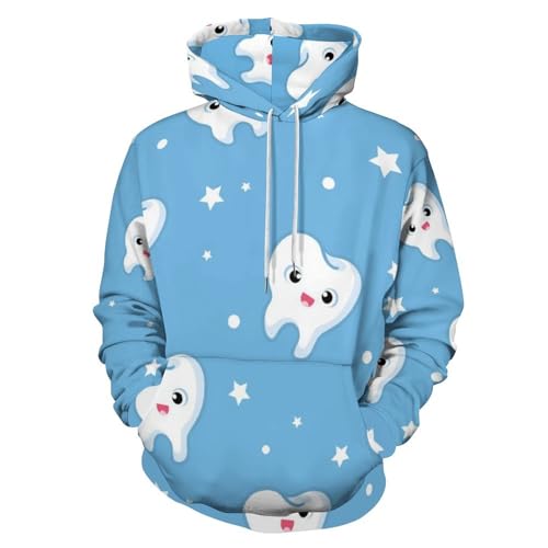 Teeth Dentist Dentistry Dental Unisex Hoodie Pullover Hooded Sweatshirt Fall