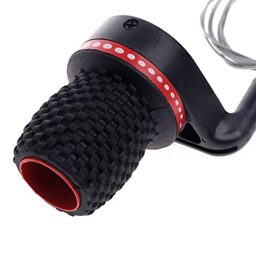 Ragyzity 1 Pair Bicycle Twist Grip Gear Shifters, Mountain Bike Speed Shifter Reverse Rolling Stick Device Set, Bike Cycle Speed Lever Twist Shifter Lever, Bicycle Twist Grip Gear Shifter #TOP2