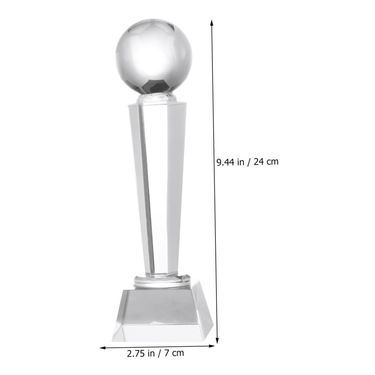 TOYANDONA Fußball Trophäe Kristalltrophäe Preistrophäenpokal Pokaltrophäen Kindersporttrophäe Für Turniere Und Preisverleihungen