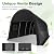 COBIZI Carports 10x20 Heavy Duty Portable Garage with Removable Doors & Vents, Large Space Anti-Snow Waterproof Car Canopy Portable Carport Canopy Outdoor Storage Shelter for Car, Boat, Truck