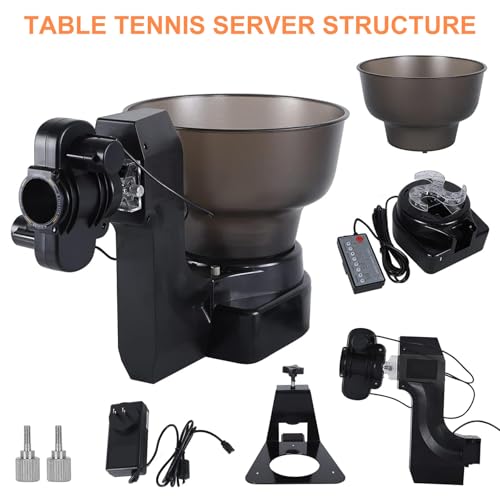 Robot de tennis de table à 36 rotations différentes pour maîtriser tous les effets