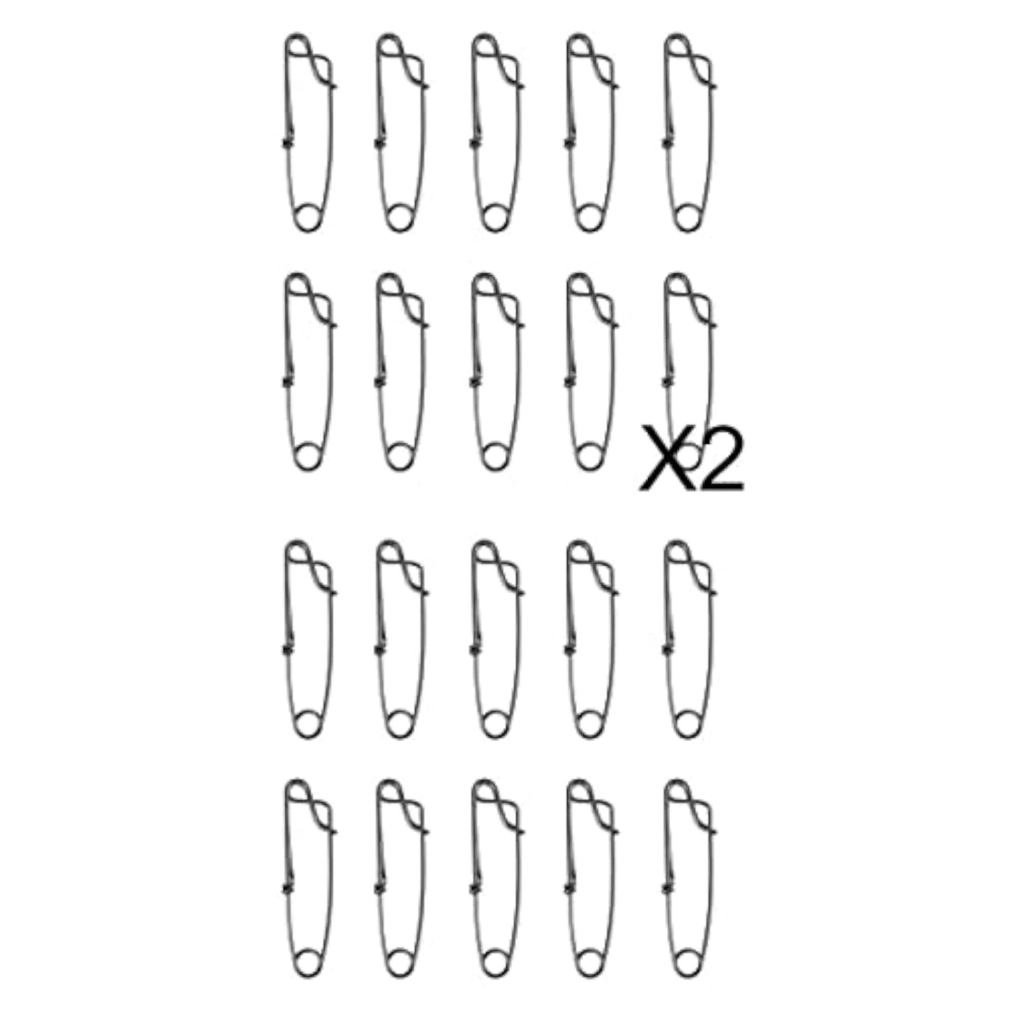 30Pcs Stainless Steel Long Line Longline Clip for Fishing