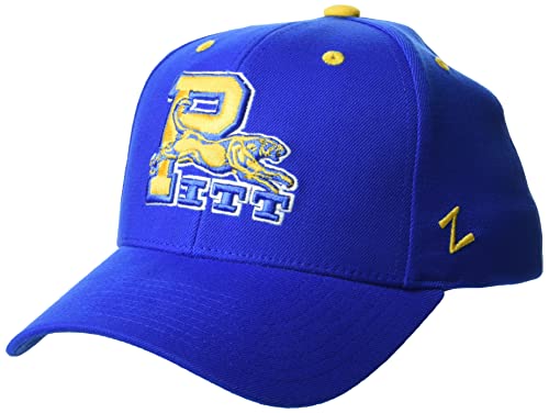 Zephyr Pittsburgh Panthers Stretch Fitted Hat Vault, Blue