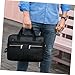 Imagen de PERSELOSO Bolso Hombro Hombre Cuero Premium Grande Capacidad Maletín Ejecutivo Bolsa Mano Hombre para Negocios Viaje Trabajo Elegante Negro