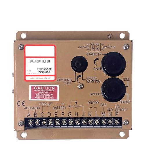 ESD5500E regulador de velocidad para motor generador placa de control CC para grupos electrógenos