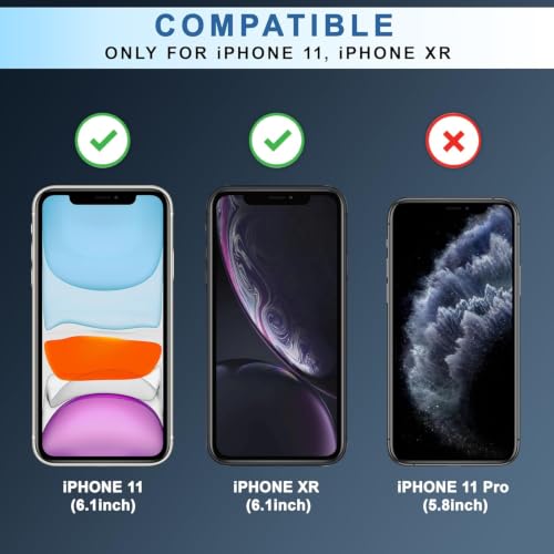 Image of DPJ Tempered Glass for iPhone 11 & iPhone XR (6.1 Inch) With Installation Kit | Military-Grade Gorilla Screen Protector | Edge to Edge Coverage |9H Hardness |Bubble-Free | Case Friendly | [Privacy] [Pack of 1]