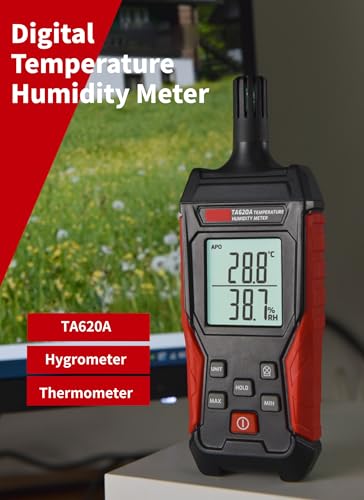 Diyeeni TA620A Temperature Humidity Meter, Handheld Thermometer Hygrometer with Ambient, Dew Point, Wet Bulb - Image 2