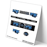 Compatibles con tu horquilla REF:VP472 Pegatinas compatibles con amortiguador FOX FLOAT DPS ELITE 2021-22MTB, stickers, adhesivos, vinilos para bicicletas de montaña. (BLUE-517)