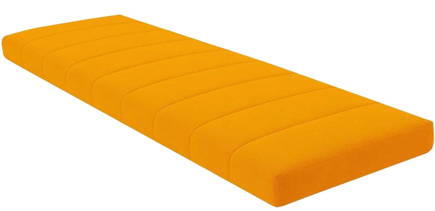 SDNAM Indoor/Outdoor Bench Cushion – 4.5 cm / 1.8 in thick – Non-Slip Seat Pad for Bay Windows, Garden Patio, Long Chairs, Swings & Porch Furniture(9@,40x40cm/16x16in)