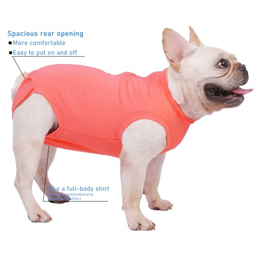 Image of Dog Surgery Recovery Suit - After Spay, Abdominal Wounds Post Surgical Recovery, Anti Licking Breathable Dog Onesies for Small, Medium & Large Pet, Alternative Bandages Cone E-Collar