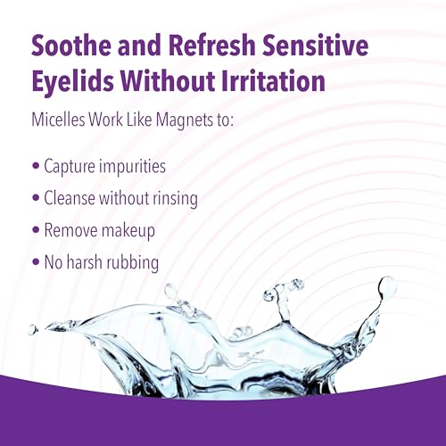 image for iVIZIA Eyelid Cleansing Wipes for Sensitive Eyelid Cleansing, Preserva