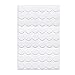 sourcing map Vis Trou Couvercles Autocollants Textured Plastique Auto-adhésifs pour Bois Meubles Cabinet Étagère Plaque 21mm Diamètre 54pcs en 1 Feuille Blanc