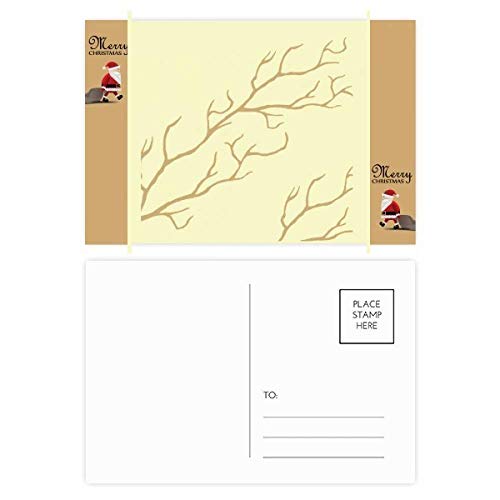 Cartes postales de remerciement x20 motif plantes abstraites pour vos messages