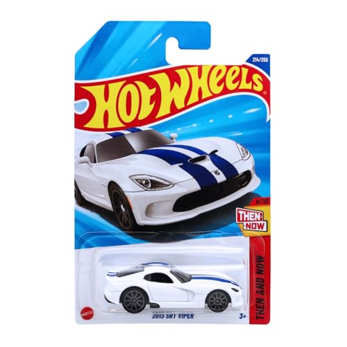 Image of Hot Wheels 2013 SRT Viper Then and Now Ages 3 Years and Up 214 /250 (White)