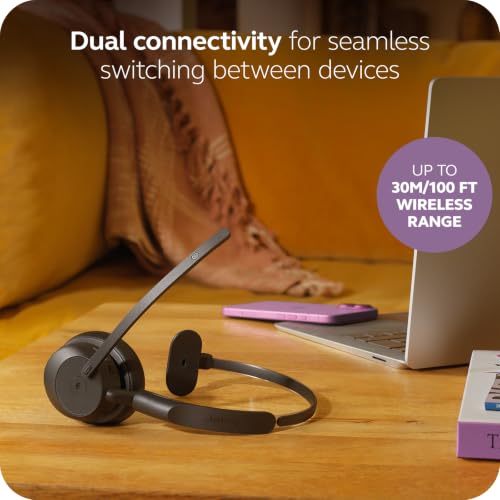 Casque Jabra Evolve3 45 sans fil Bluetooth avec réduction de bruit micro et USB C - vue 7