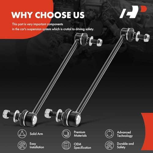 A-Premium 2 x Front Sway Bar Links Stabilizer Bar Links, Compatible with Toyota & Lexus & Scion - RAV4, Corolla iM, Prius (Plug-In & V), Mirai, CT200h, HS250h, NX200t, NX300, NX300h, tC, xB, iM by A-Premium - Used condition - Image 6