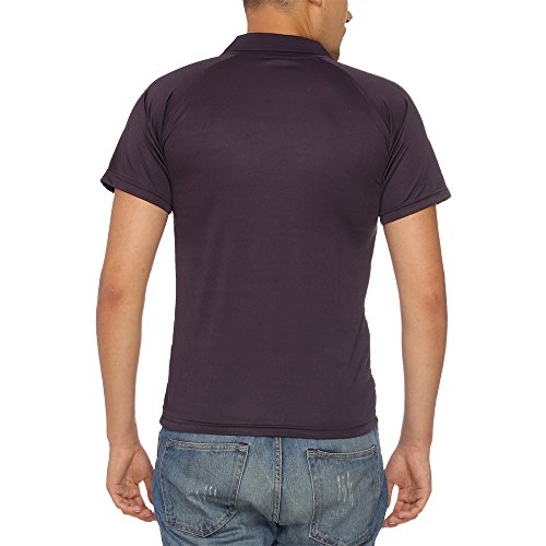 Image of CAHOOT Men's Basic Activewear Polo T-Shirt for Casual Wear | Spread Collar | Short Sleeve | Half-Button Closure | Polyester Jersey T-Shirt Crafted with Comfort Fit for Everyday Wear