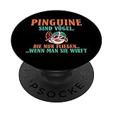 Les pingouins sont des oiseaux qui ne volent que lorsqu'on PopSockets PopGrip Interchangeable