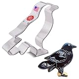 Crow Cookie Cutter, 4.15' Made in USA by Ann Clark
