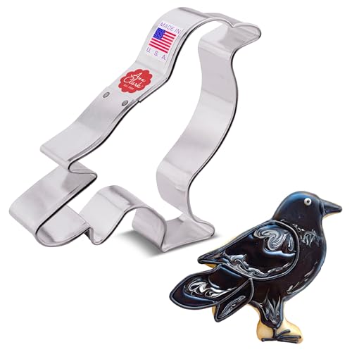 Ann Clark Crow Cookie Cutter, Large 4" Made in USA
