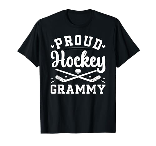 Proud Hockey Grammy Grandma Grammy Of A Hockey Player T-Shirt