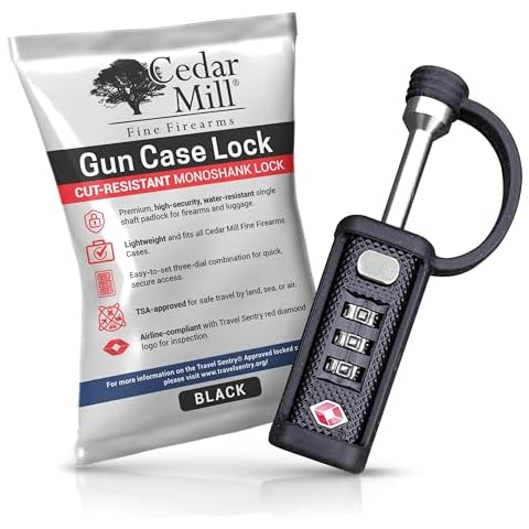 Tactical Gun Case Lock with TSA Approval Cover