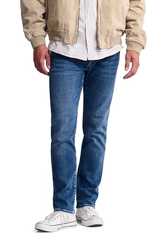 Bridge Men's Regular Rise Straight Leg Jeans, 32x322