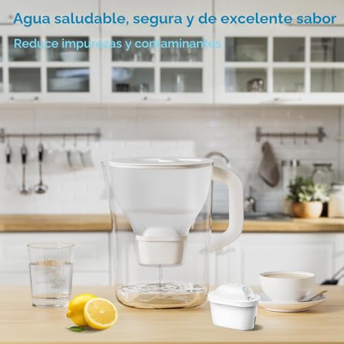 Miniatura 5 de Cartuchos de filtro de agua compatibles con el hervidor Brita Marella, filtro de agua de repuesto para Brita Maxtra+ Plus Maxtra Pro All-in-1, reduce las impurezas (8, clásico)