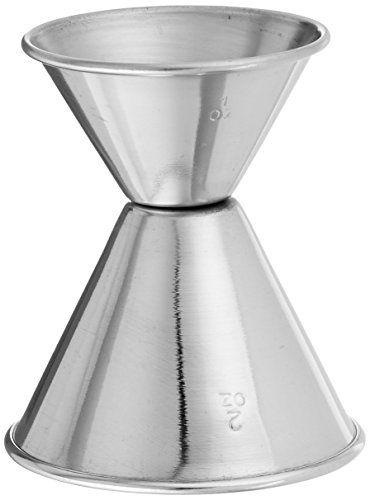 Jiggers Shot Pourer Measuring Tool For Bar Good For Cocktail Drinks Stainless Steel 1 & 2 Oz