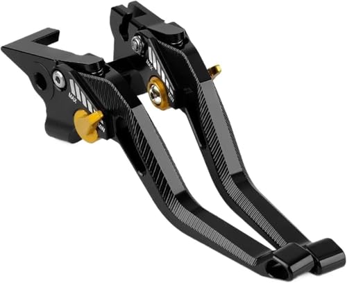 Levier de frein et d'embrayage YBR 125 finition Black Gold usinée