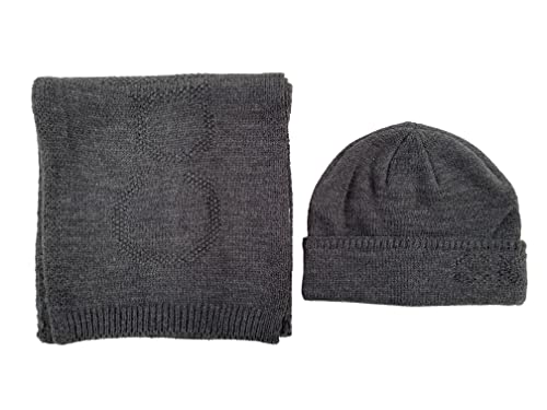Calvin Klein conjunto de bufanda de invierno y gorro masculino para días fríos