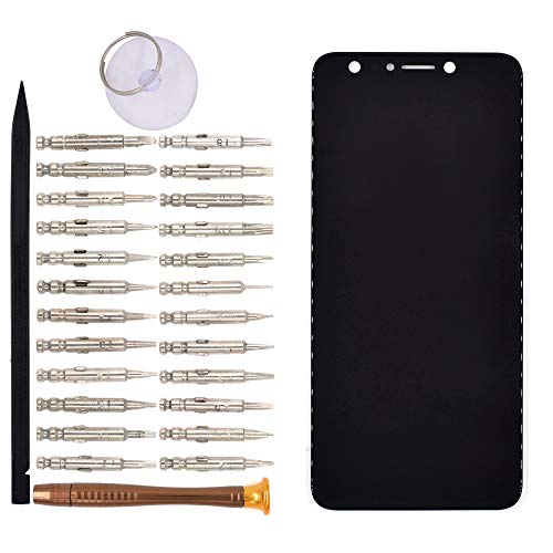 Image of LCD Screen Display with Digitizer Touch Panel Without Bezel Frame Compatible with Asus Zenfone 5 Lite ZC600KL Zenfone 5Q ZC600KL(Black)