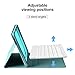BQSS for iPad A16 11th 10th Generation Case with Keyboard, Auto Wake/Sleep, Detachable Wireless Bluetooth Keyboard Case with Pencil Holder for iPad 11-inch A16 2025 10th Gen 10.9 Inch 2022 Dark Green