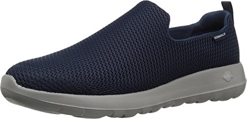 Skechers Men's Go Walk Max-Athletic Air Mesh Slip on Walkking Shoe Sneaker,Navy/Gray,10.5 M US