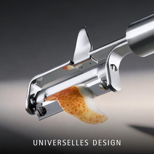 Foto von WMF Profi Plus Kartoffelschäler Pendelklinge 19 cm, Pendelschäler einschneidig, Sparschäler, Gemüseschäler, Cromargan Edelstahl teilmattiert, spülmaschinengeeignet