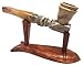 Matchpipe Churchwarden tobacco pipe stand hand carved stand - Made specifically for pipes