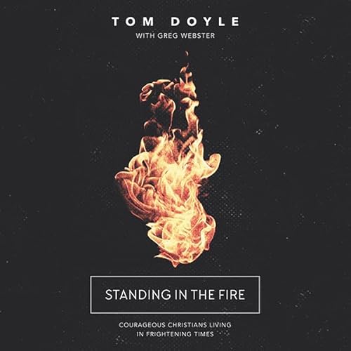 Diseño de la portada del título Standing in the Fire