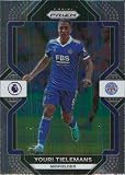 2022-23 Panini Prizm Premier League #100 Youri Tielemans Leicester City Soccer Card - GotBaseballCards