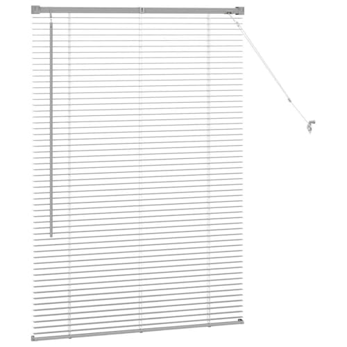 Persiana veneciana de aluminio regulable de 130x85 cm para un control total de la claridad 7
