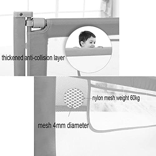 Garde-corps pour lit de bébé réglable verticalement avec barrière anti-chute - 7