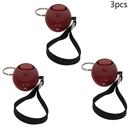 Image of Othmro Safe Sound Personal Alarm 3 Pack 130DB Personal Security Alarm Keychain with LED Lights, Emergency Safety Alarm for Women, Men, Children, Elderly Red